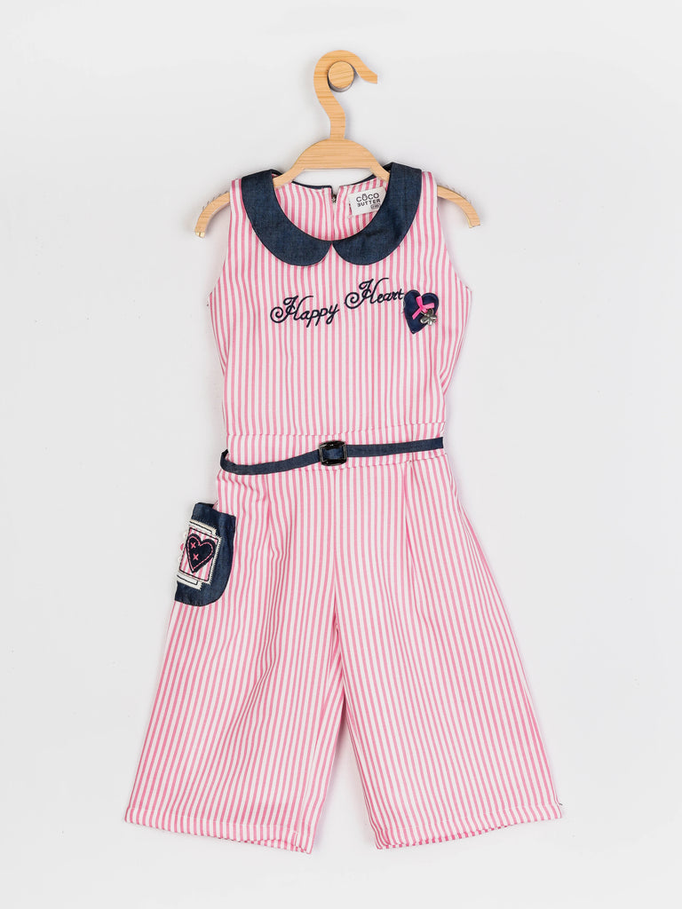 Girls Stripes Jumpsuit 18284
