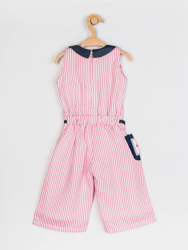Girls Stripes Jumpsuit 18284