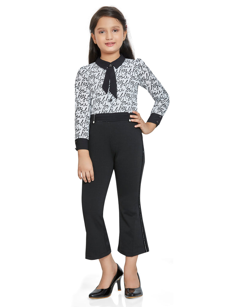 Girls Abstract Print Jumpsuit 18103