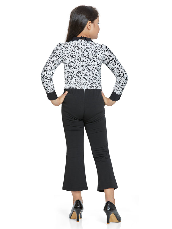 Girls Abstract Print Jumpsuit 18103