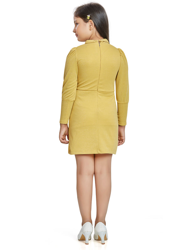 Girls Textured Dress 18088
