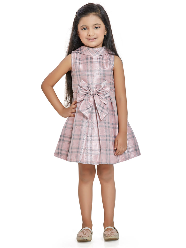 Girls Jaquard Dress 17809