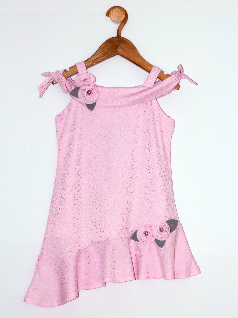 Girls Foiled Dress 17825