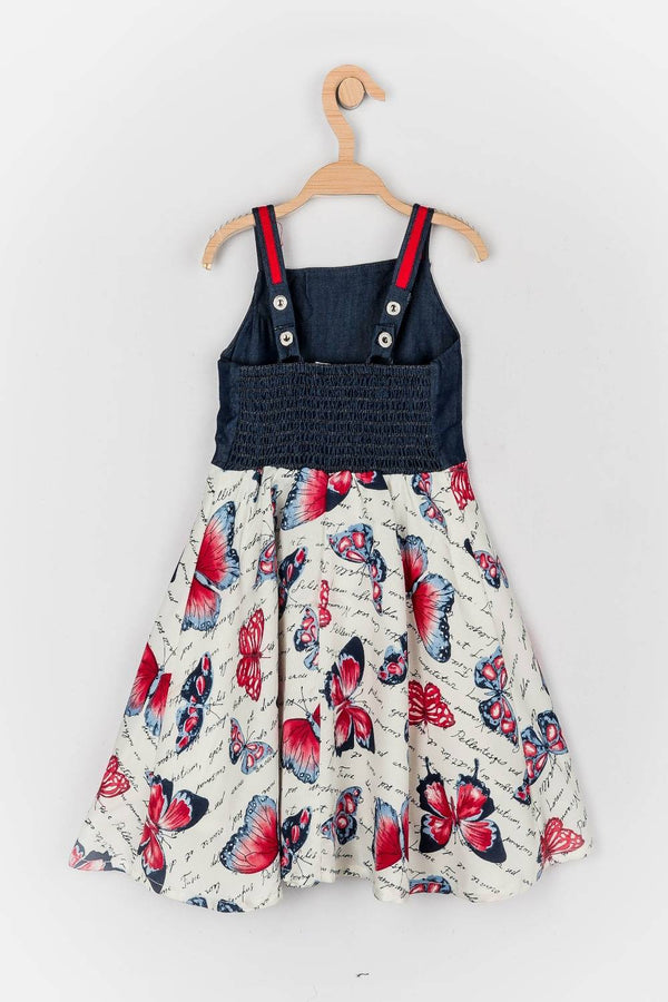 Peppermint Girls Printed Dress 11008 2