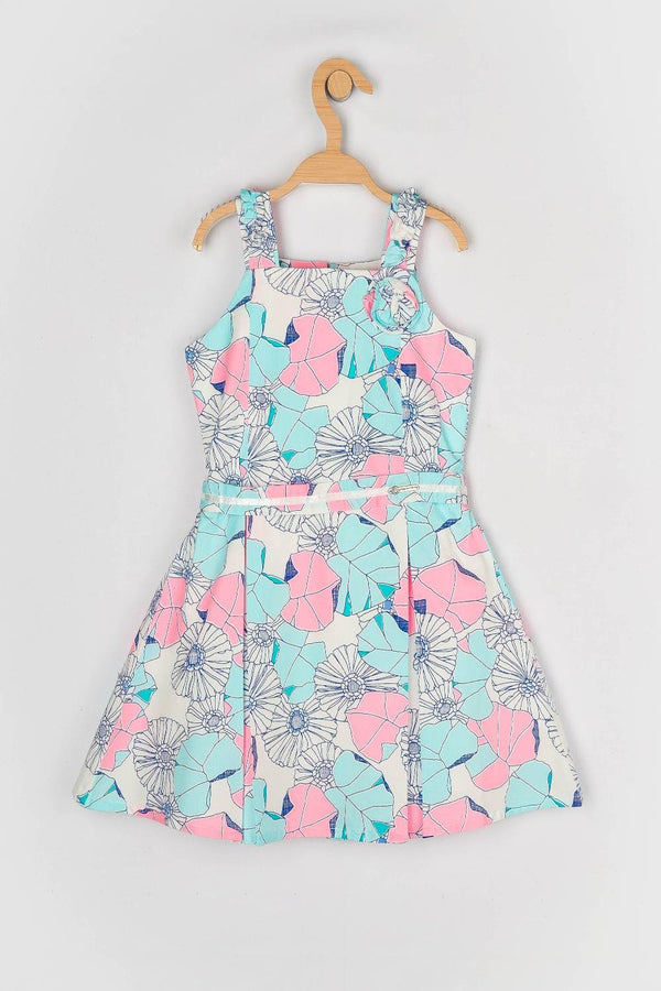 Peppermint Girls Printed Dress 11090 2