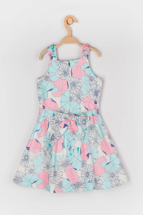 Peppermint Girls Printed Dress 11129 2
