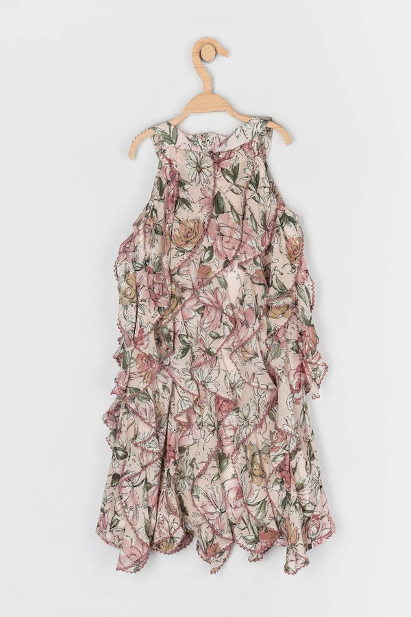 Peppermint Girls Printed Dress 11286 2