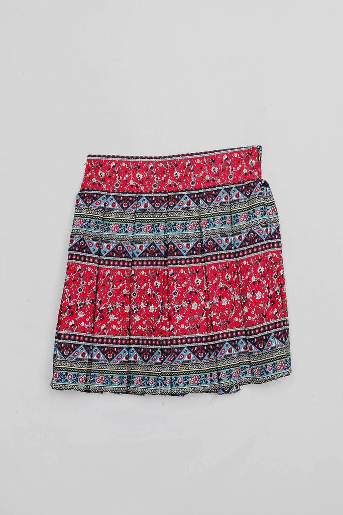 Peppermint Girls Printed Skirt 11266 1