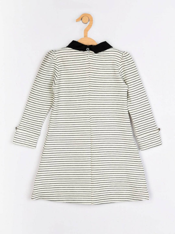 Peppermint Girls Off White Bio Finish Dress 12497 2