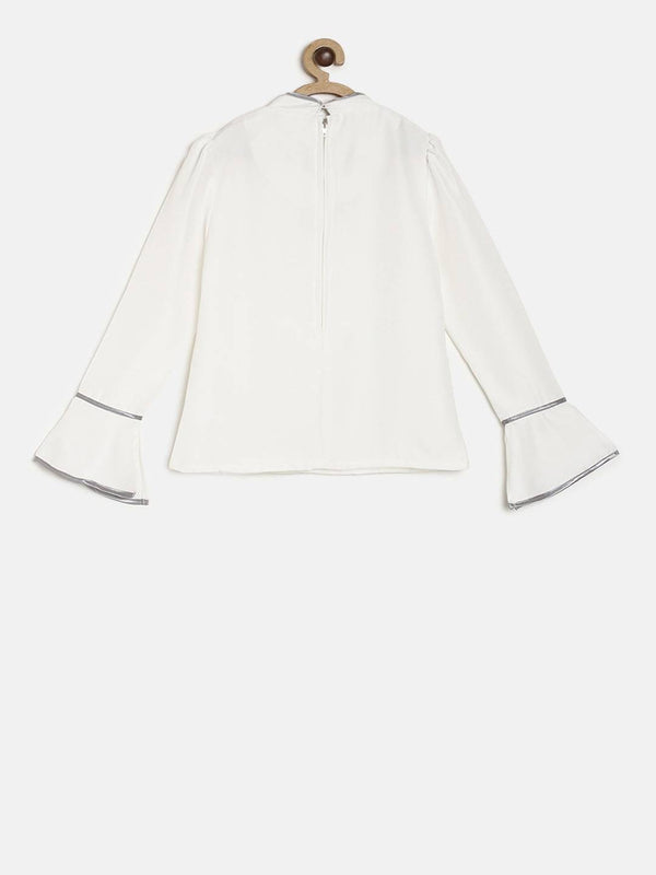 Peppermint Girls Off White Regular Top 12809 2