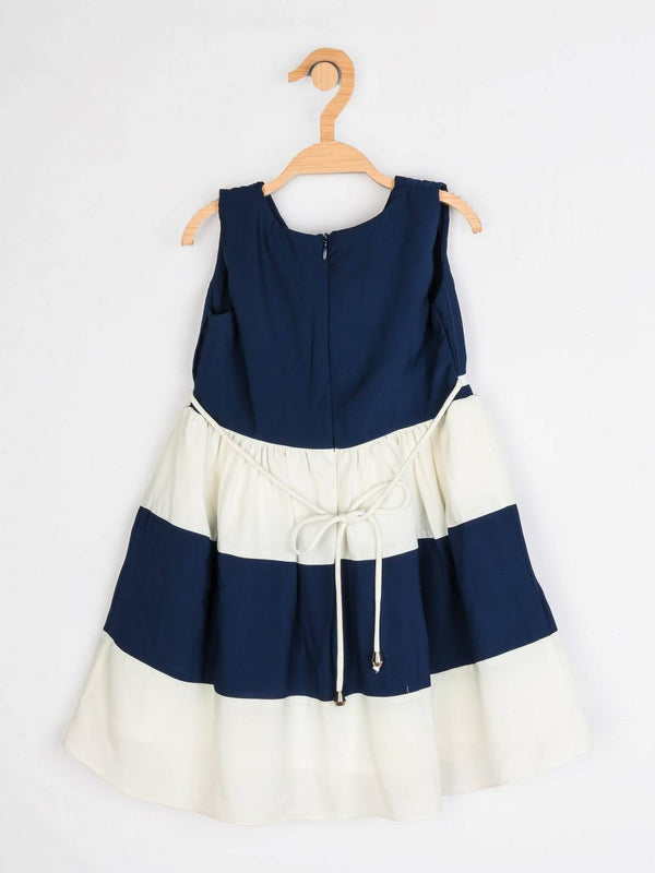 Peppermint Girls Navy Blue Regular Dress 12337 2