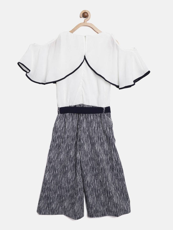 Peppermint Girls Navy Blue Regular Jumpsuit With Belt 12824 2