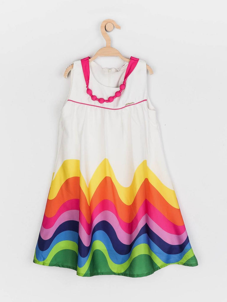 Peppermint Girls Assorted Printed Dress With Neckpcs 12826 1