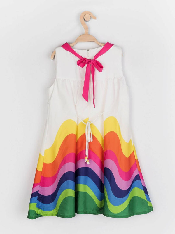 Peppermint Girls Assorted Printed Dress With Neckpcs 12826 2