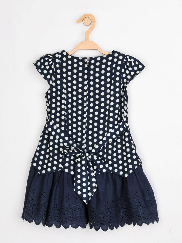 Peppermint Girls Navy Blue Regular Dress 12699 2