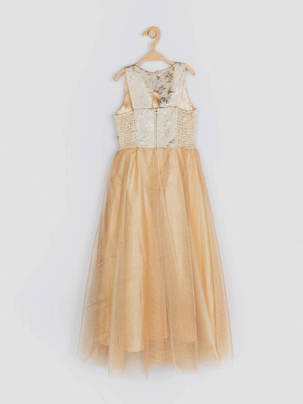 Peppermint Girls Gold Regular Dress 12359 2