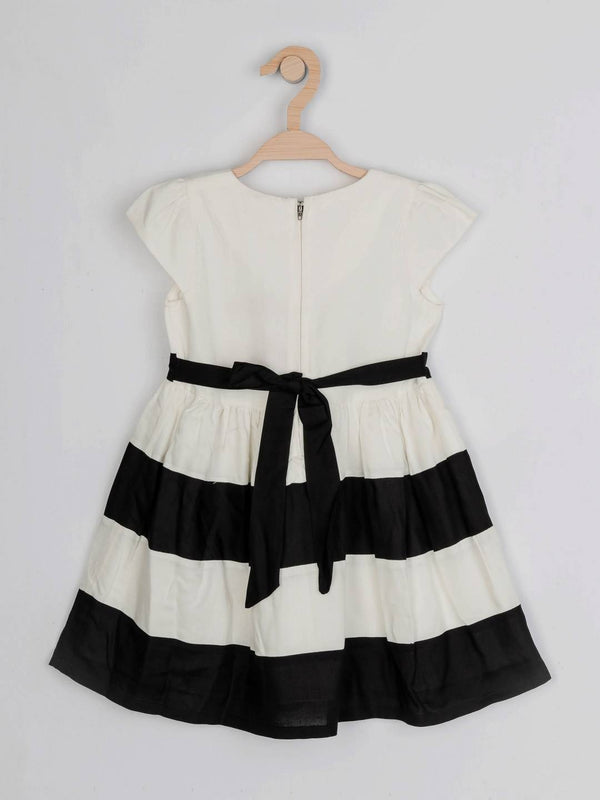 Peppermint Girls Off White Regular Dress 12335 2