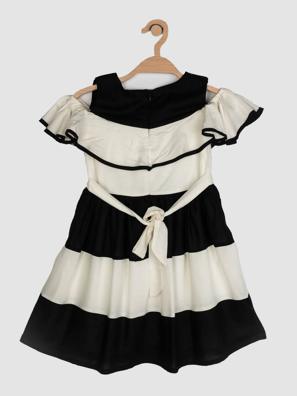 Peppermint Girls Off White Regular Dress 12374 2