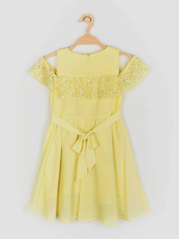 Peppermint Girls Yellow Gold Regular Dress 12394 2