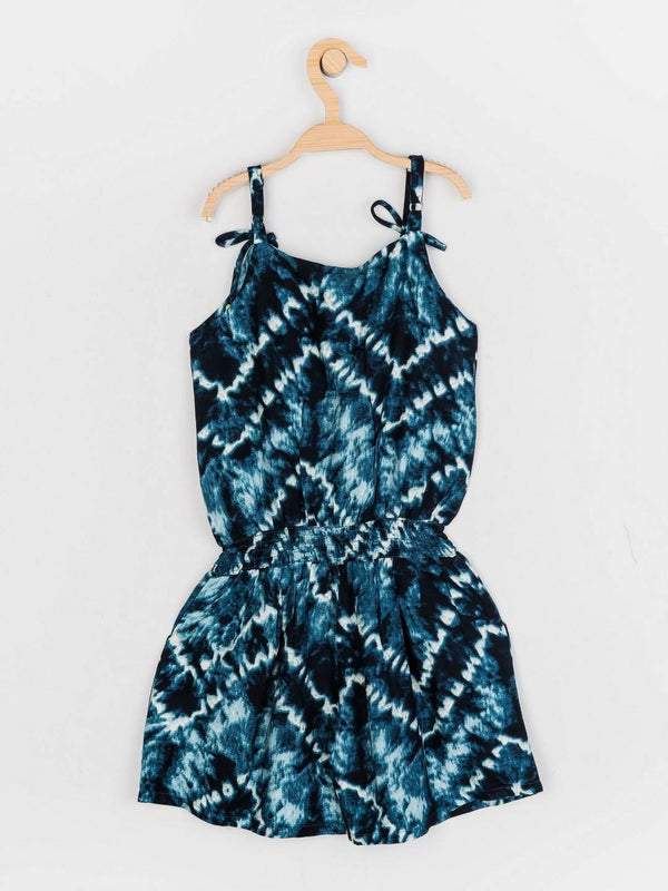 Peppermint Girls Navy Blue Printed Jumpsuit 12922 2