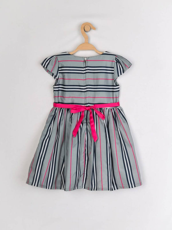 Peppermint Girls Grey Regular Dress 12933 2