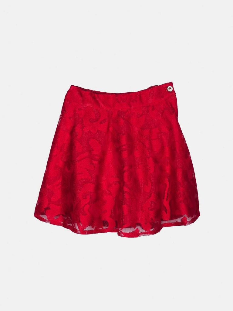 Peppermint Girls Red Net Skirt 12551 1