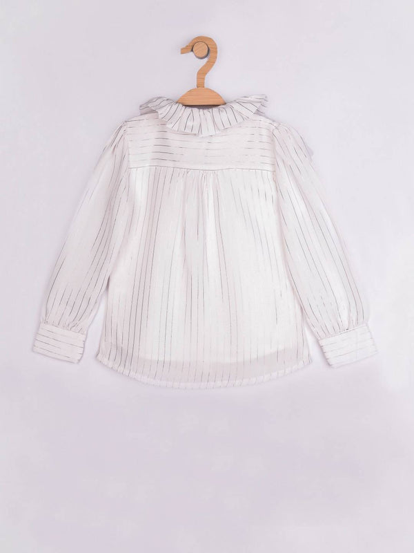 Peppermint Girls Off White Regular Top 12505 2