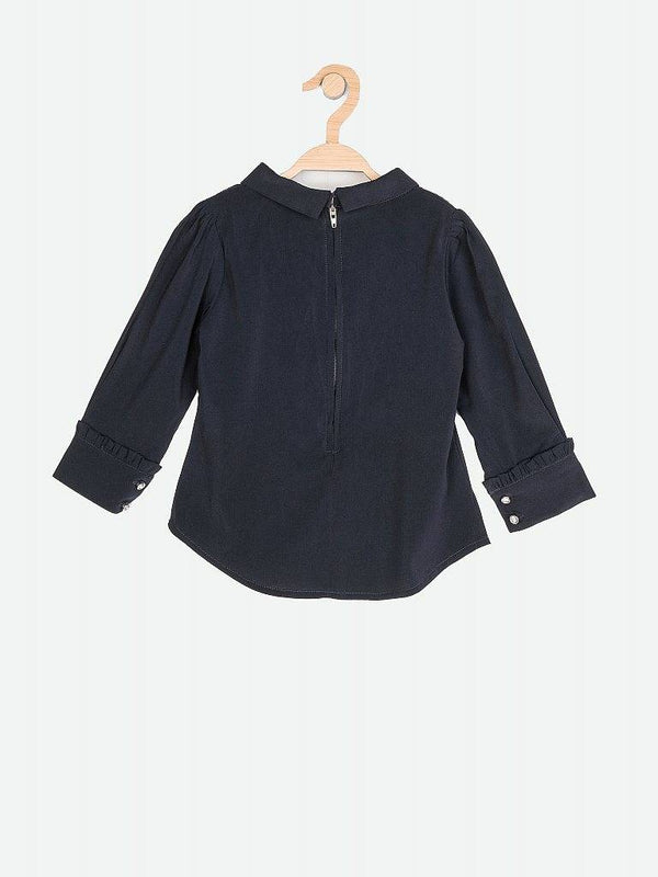 Peppermint Girls Navy Blue Regular Top 12508 2