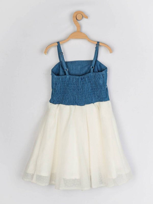 Peppermint Girls Off White Regular Dress 12241 2