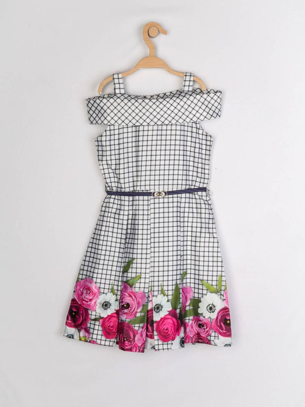 Peppermint Girls Assorted Printed Dress With Belt 12989 2
